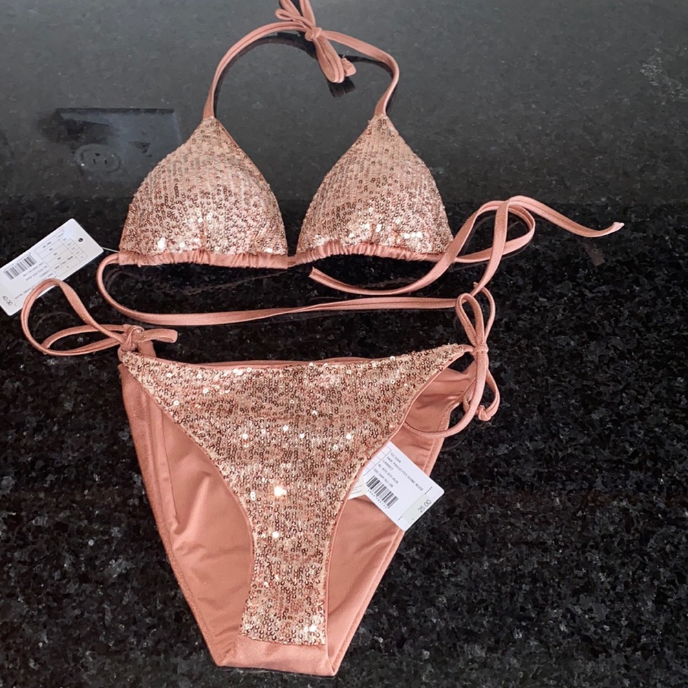 Sequin bikini🤎